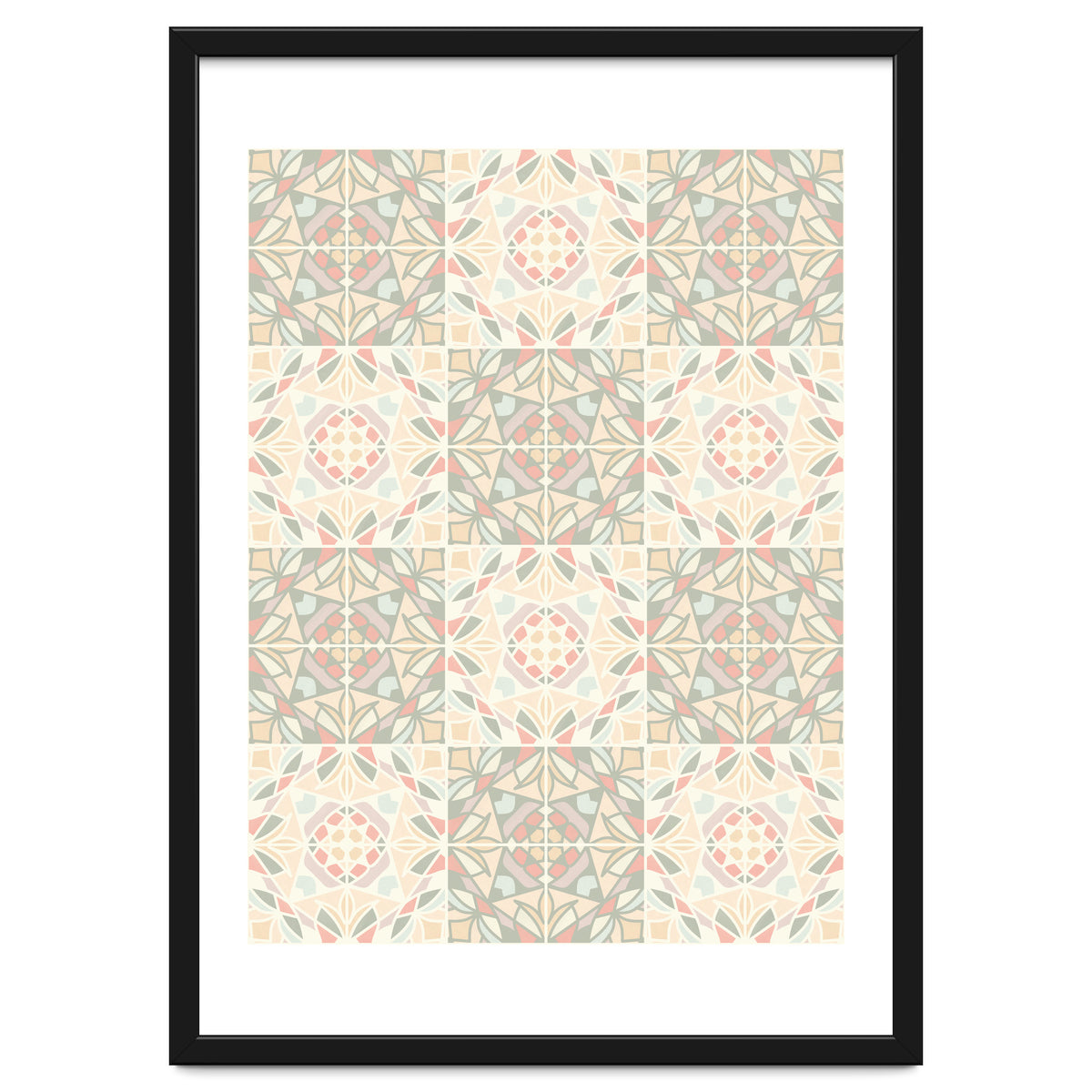 Kaleido Glass Pastels Tiles