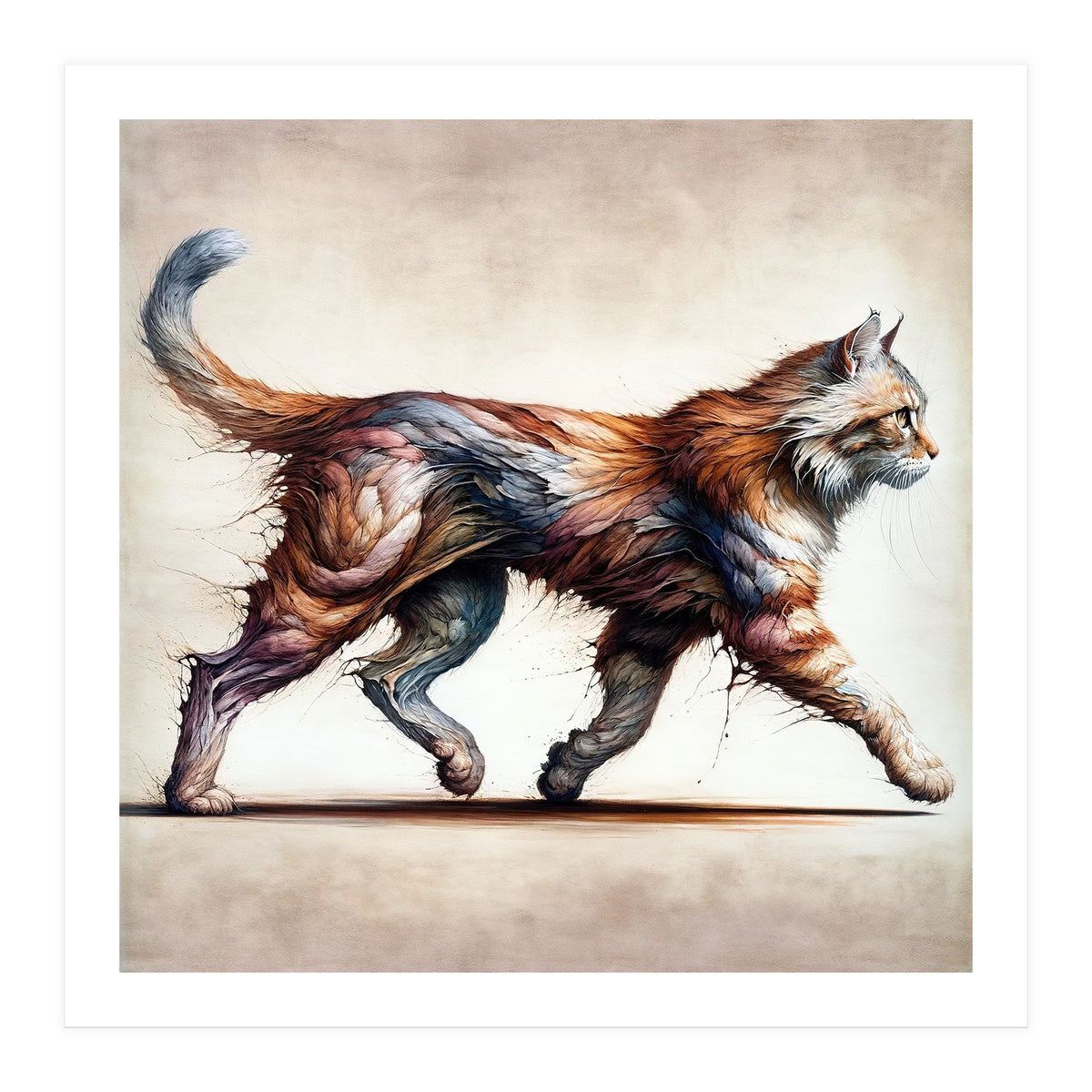 Powerful Cat (Print Only)