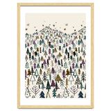 Mountain Forest Trees Winter thumbnail