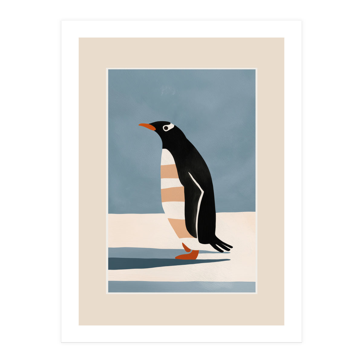 Penguin On Ice (Print Only)