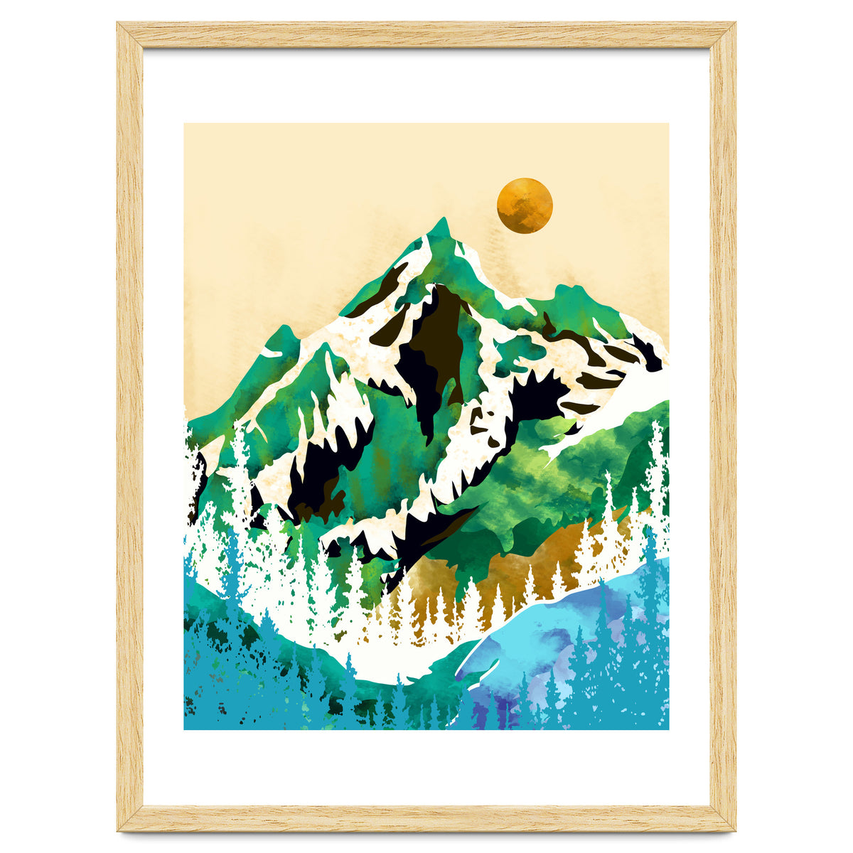 Grass Is Greener Wherever It Is Loved Positivity Nature Landscape Snow, Winter Mountains Painting Forest, Wild Travel Adventure