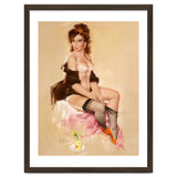 Sexy Pinup Brunette Modelling thumbnail