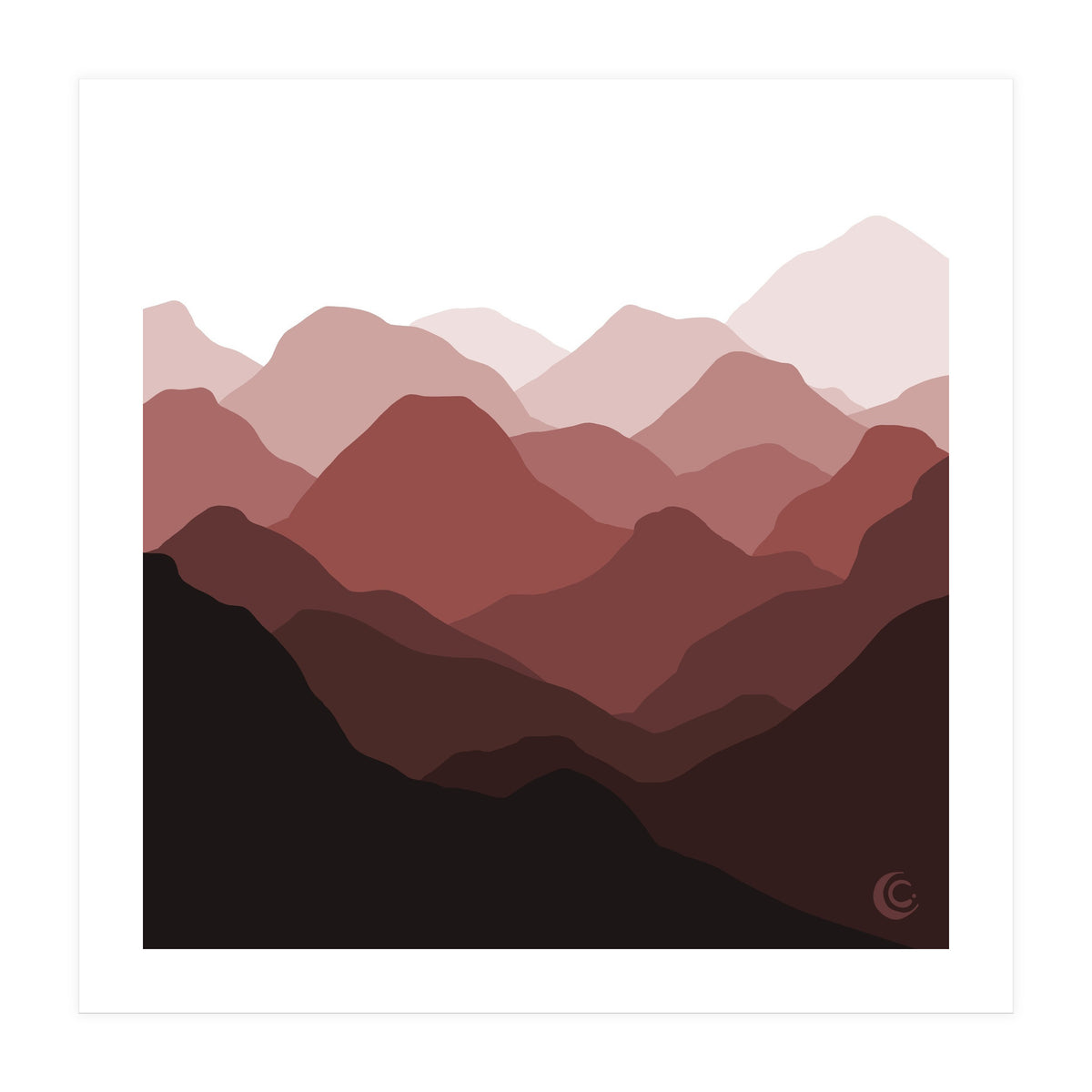 Earthly (Layers) (Print Only)