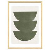 GREEN WATERCOLOR SHAPES NO.3 thumbnail