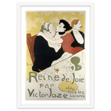 Henri de Toulouse-Lautrec: Poster for the novel Reine de joie, moeurs du demi-monde by Victor Joze. thumbnail