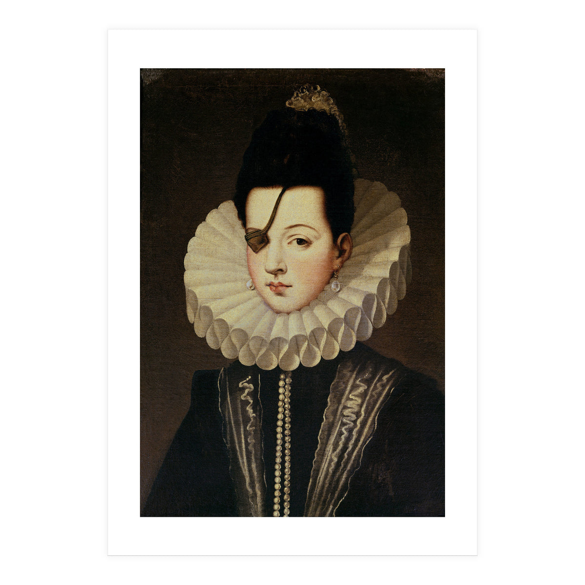 'Ana de Mendoza, Princess of Eboli', 16th century. ALONSO SANCHEZ COELLO. PASTRANA DUQUESA DE. (Print Only)