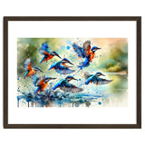 Kingfishers In Flight thumbnail