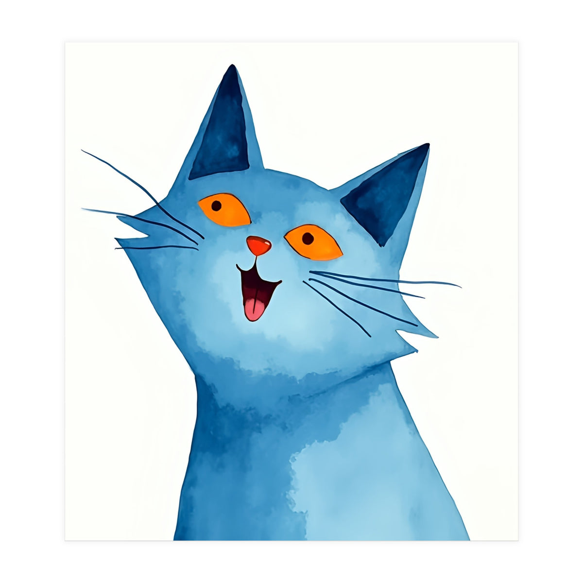 Eyes Orange (Print Only)