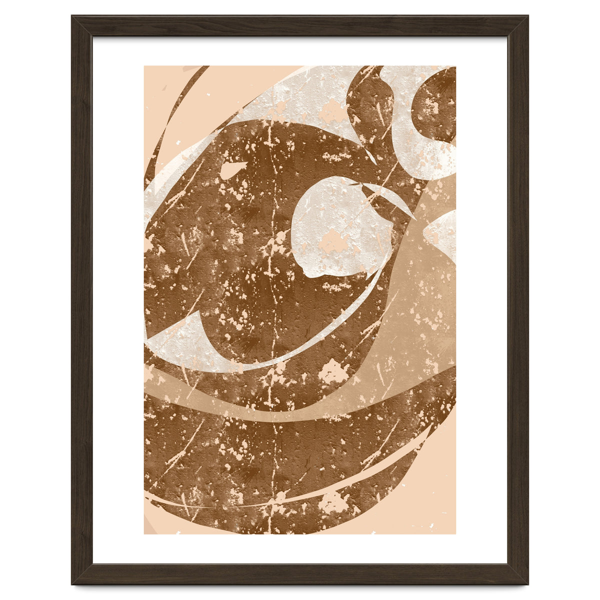 Brown Abstract Clash