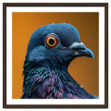 Close Up Of A Pigeon's Head And Neck thumbnail