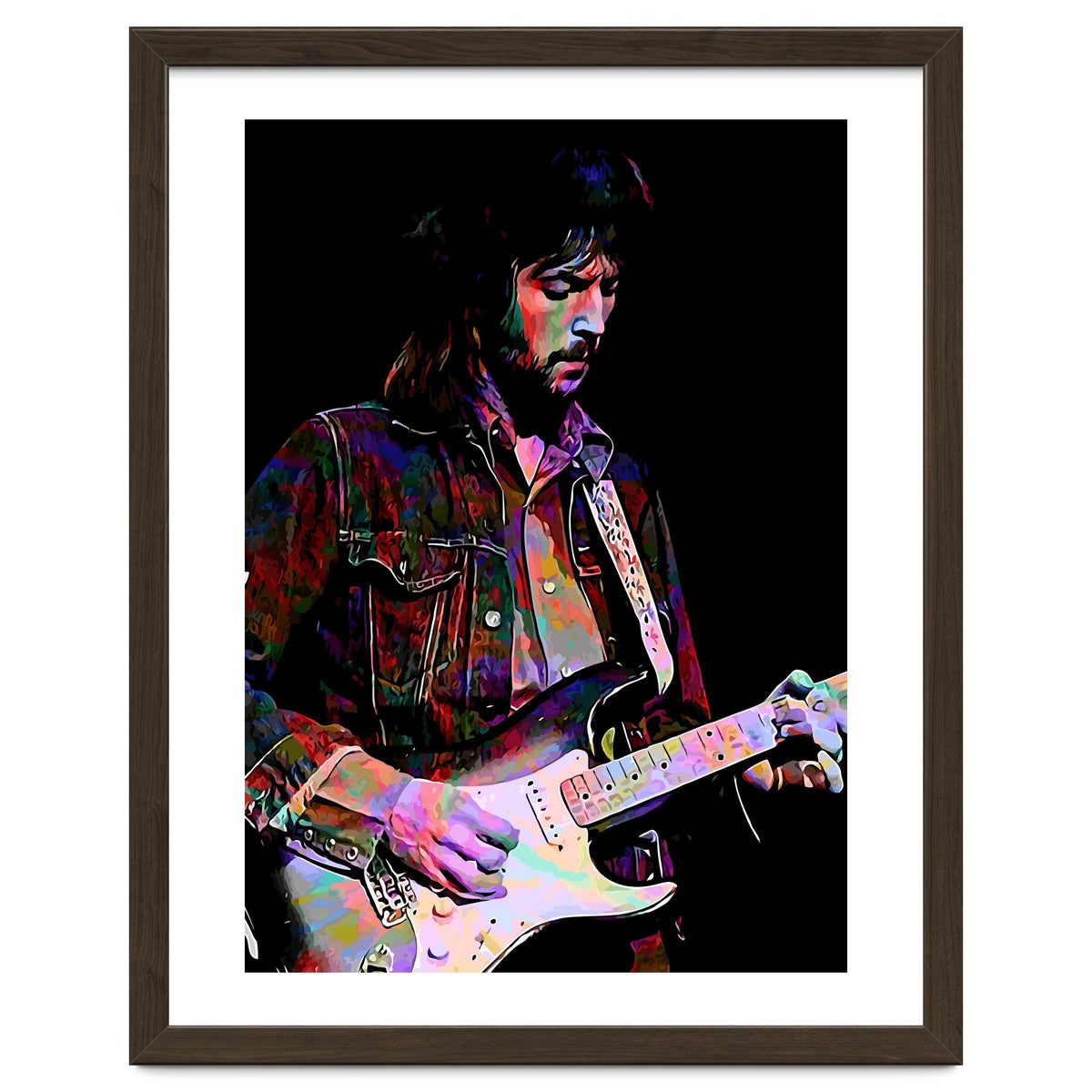 Eric Clapton Rock and Blues Guitarist Legend v2