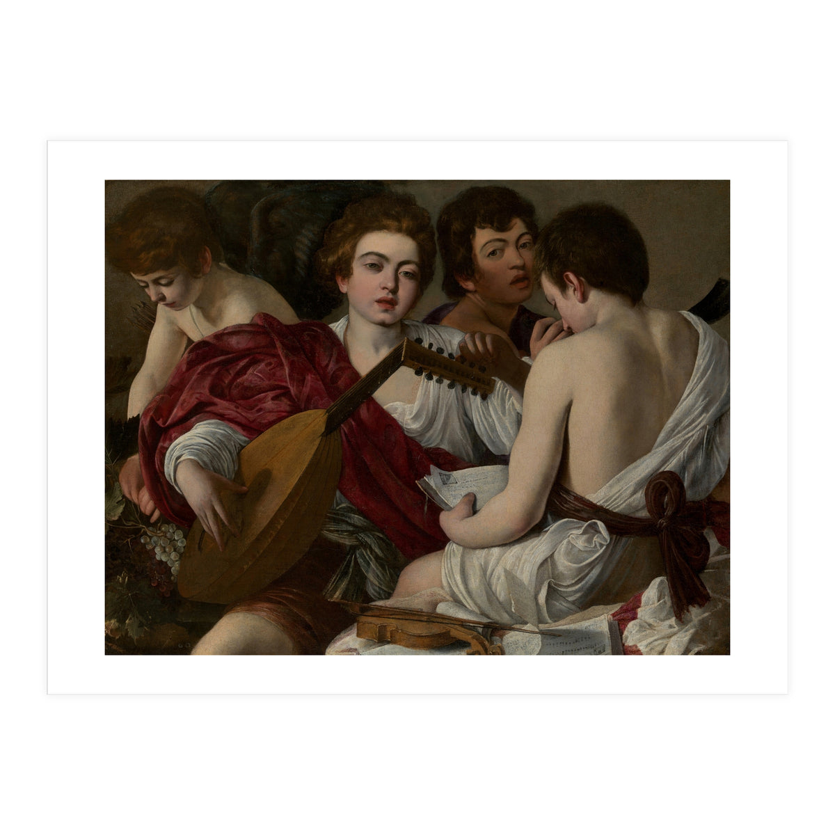 Caravaggio – The Musicians (c.1595) (Print Only)