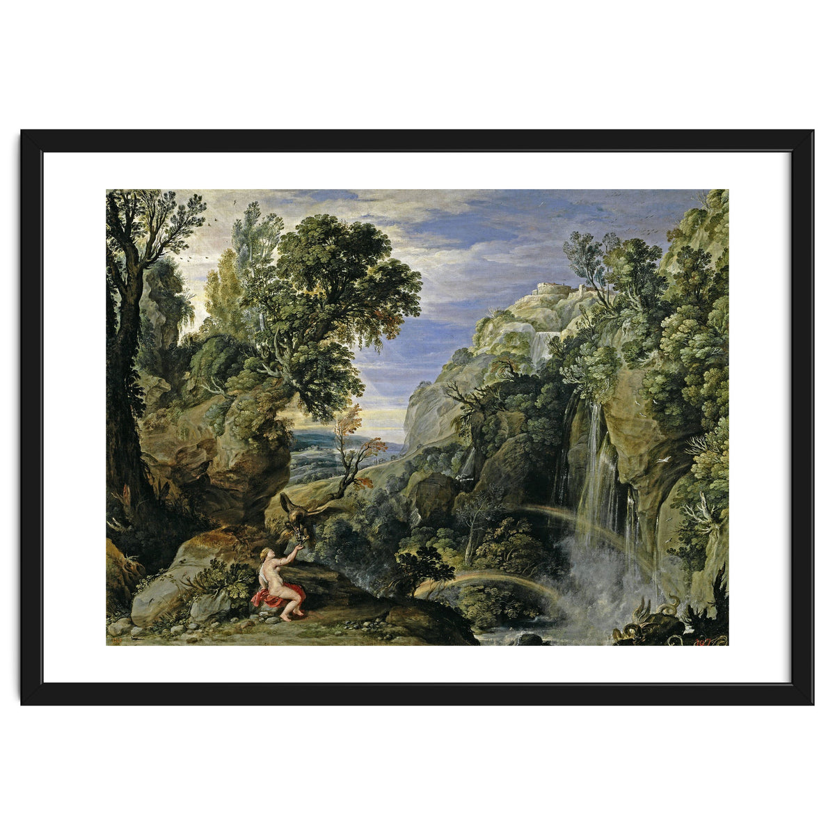 Pedro Pablo Rubens; Paul Bril / 'Landscape with Psyche and Jupiter', 1610; ca. 1630, Flemish Scho...