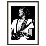 Neil Young Musician Legend in Grayscale thumbnail