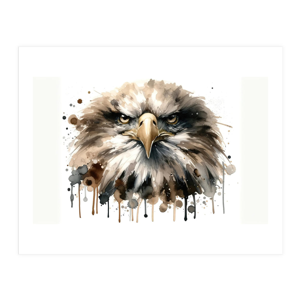 Fierce Bald Eagle Portrait (Print Only)