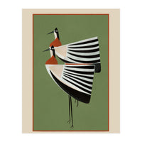 Striped Bird Pair (Print Only)