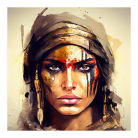 Powerful Egyptian Warrior Woman #4 (Print Only)