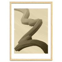 Brushstrokes in Sepia