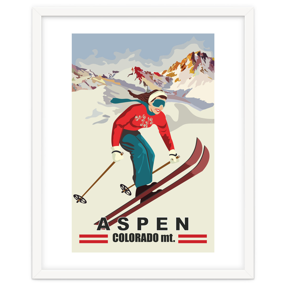 Aspen Ski Girl
