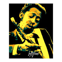 Lefty Dizz American Chicago Blues Guitarist Legend (Print Only)