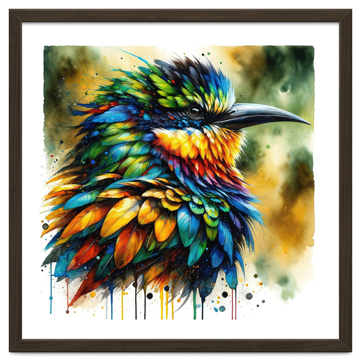 Vibrant Tropical Bird Portrait