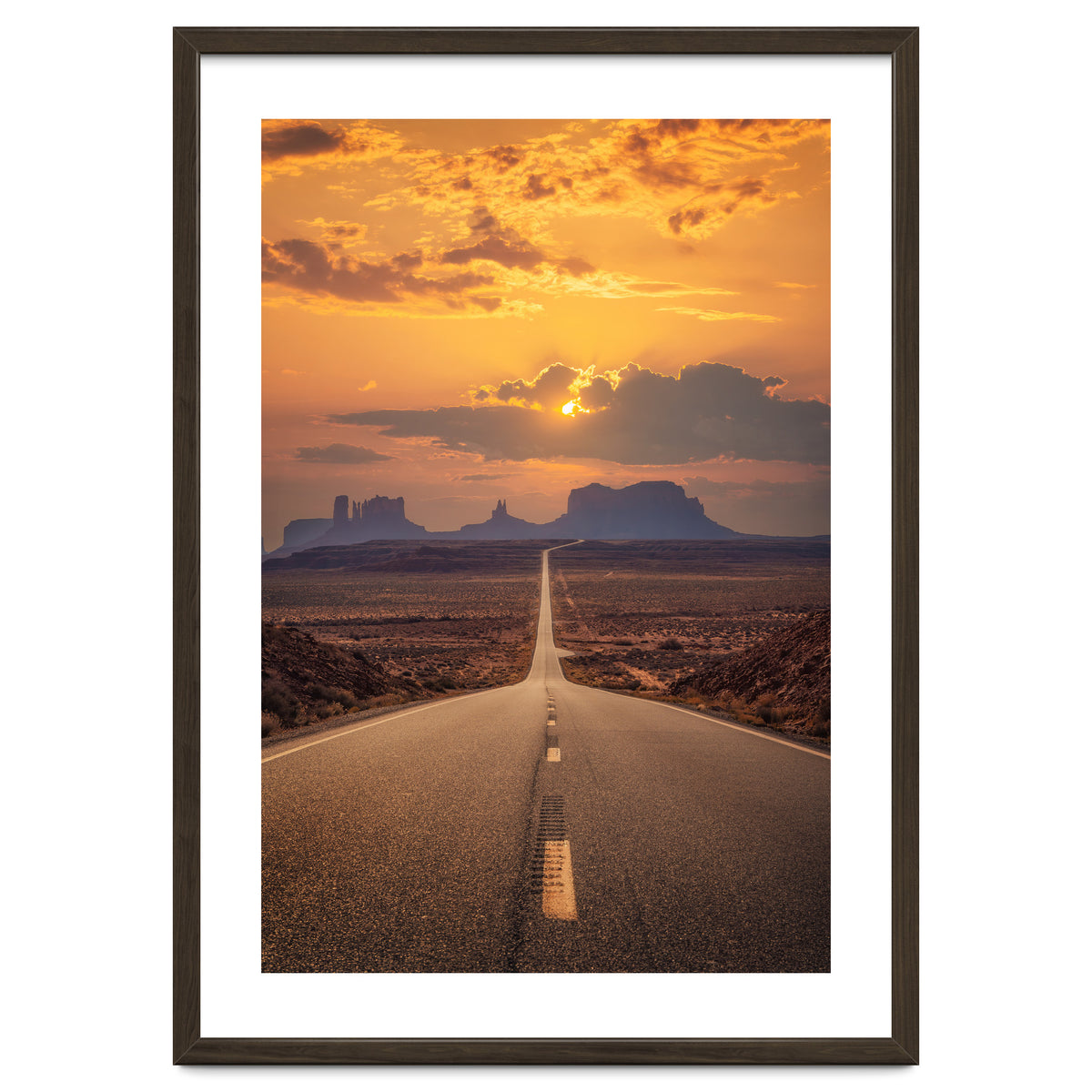 Famous Forrest Gump Road - Monument Valley