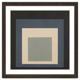 JOSEF ALBERS - HOMAGE TO THE SQUARE BEIGE GREY BLACK HIGH RESOLUTION thumbnail