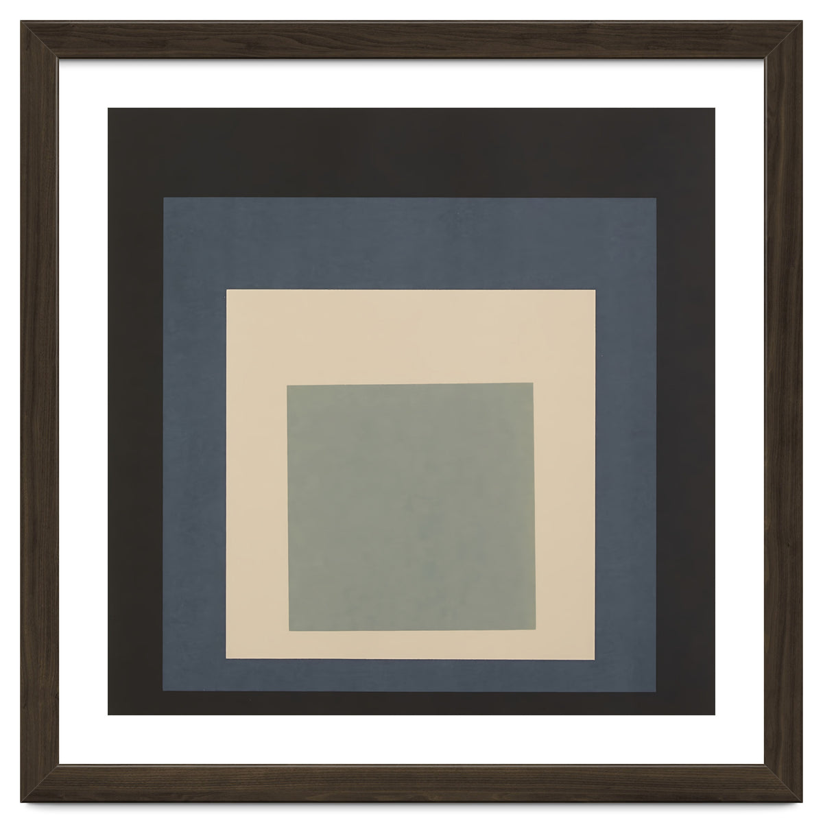 JOSEF ALBERS - HOMAGE TO THE SQUARE BEIGE GREY BLACK HIGH RESOLUTION