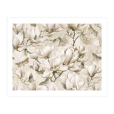 Magnolia And Butterfly Cream (Print Only) thumbnail