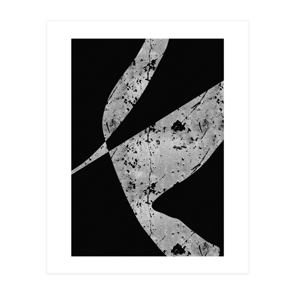 Black and White Abstract (Print Only)
