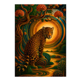 Leopard in Retro Contemporary Aesthetics (Print Only) thumbnail
