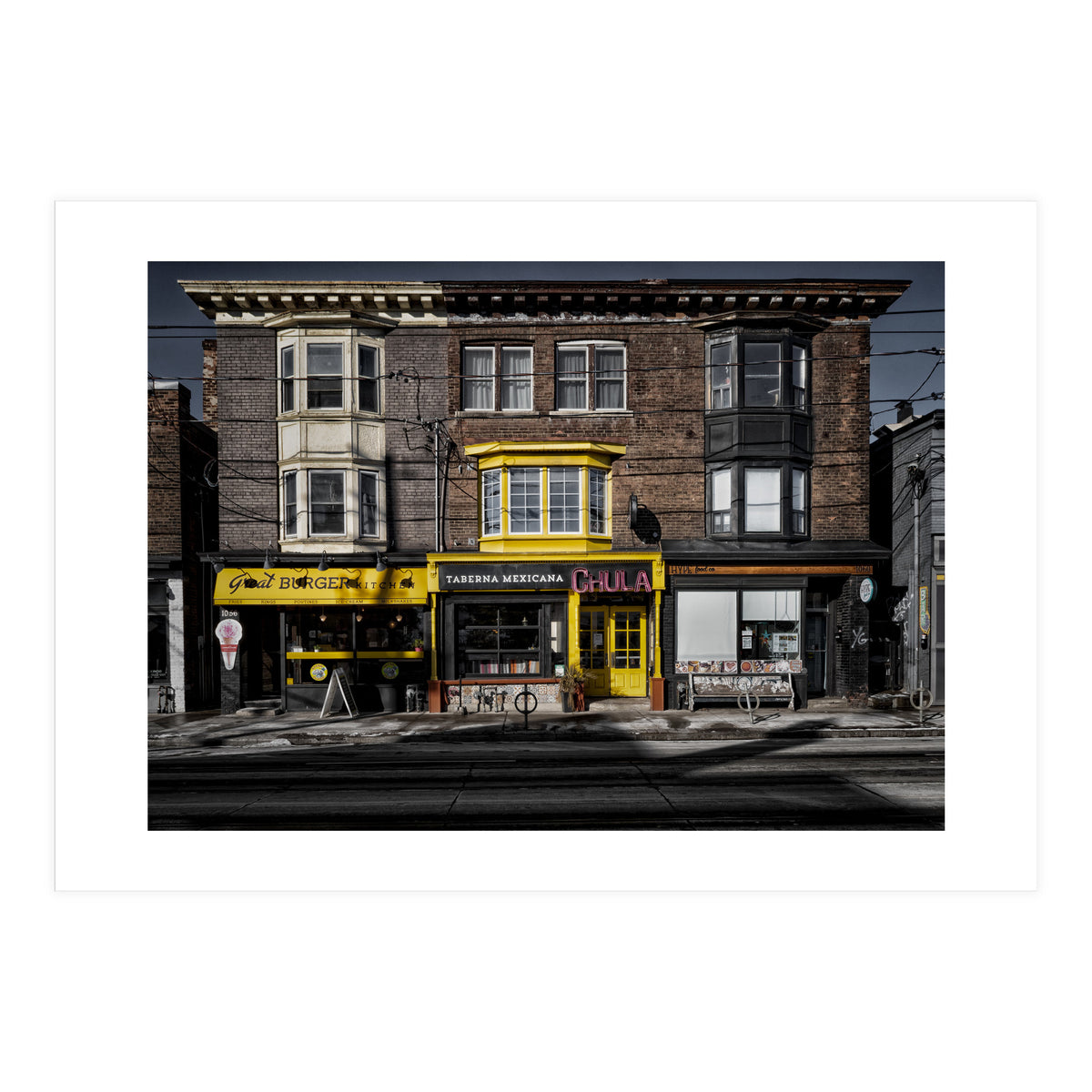 Nos 1056 - 1060 Gerrard St E 1 Color Version (Print Only)