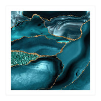 Agate Glitter Ocean Texture 10  (Print Only)