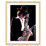 Gato Barbieri  Argentine Jazz Saxophonist Colorful Art thumbnail