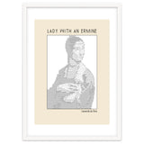 Lady With An Ermine – Leonardo Da Vinci Ascii Art thumbnail