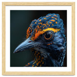 Close Up Of A Colorful Bird Head And Eye thumbnail