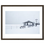 Benches in the Winter seascape thumbnail