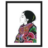 Embroidery Realistic Digital Embroidery Fashion Illustration Art Print Viddy Pop Studio Mood Room thumbnail
