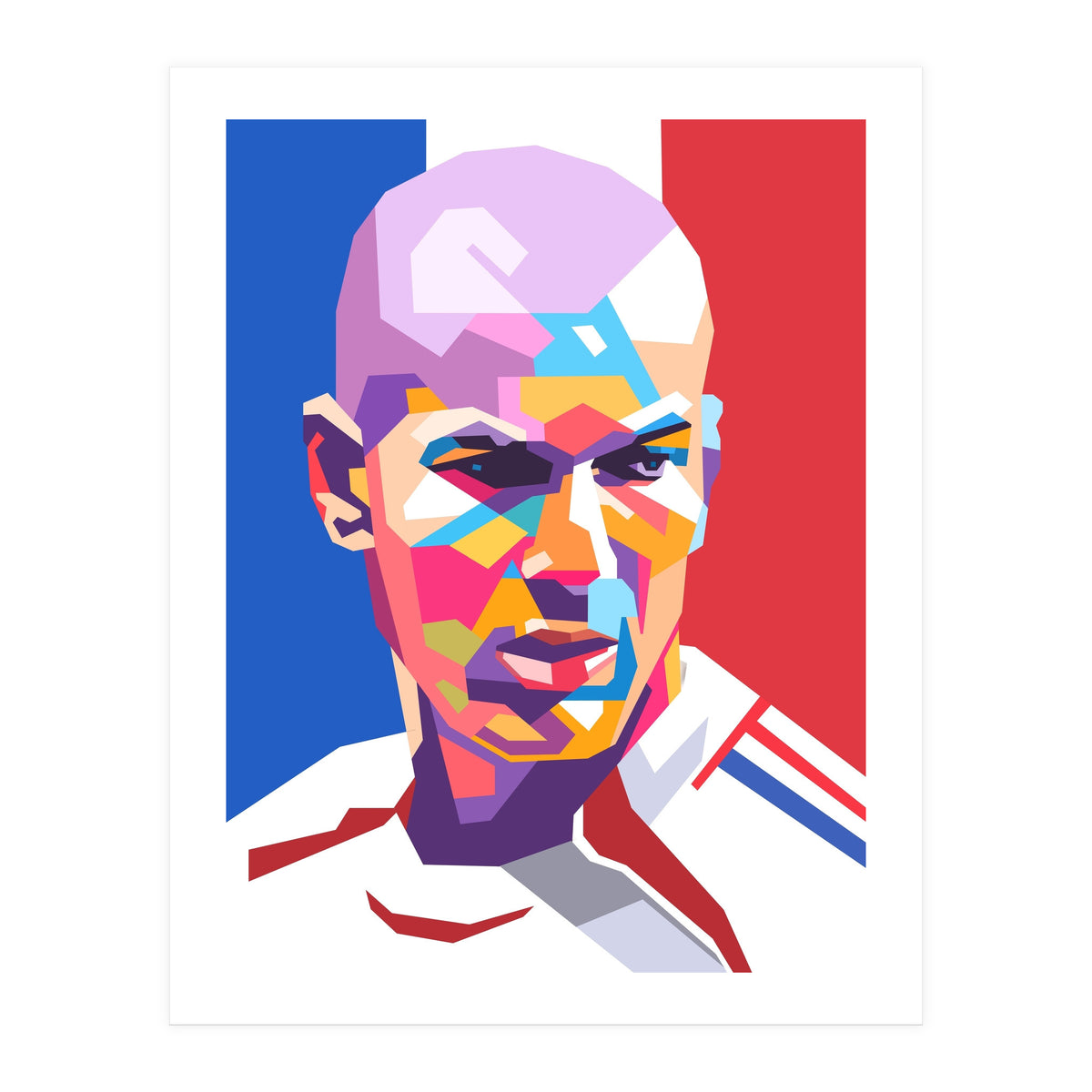 Zinedine Zidane art (Print Only)