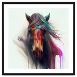 Wild Horse Face Portrait thumbnail