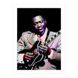 BB King. American Blues Guitarist in Colorful Art (Print Only) thumbnail