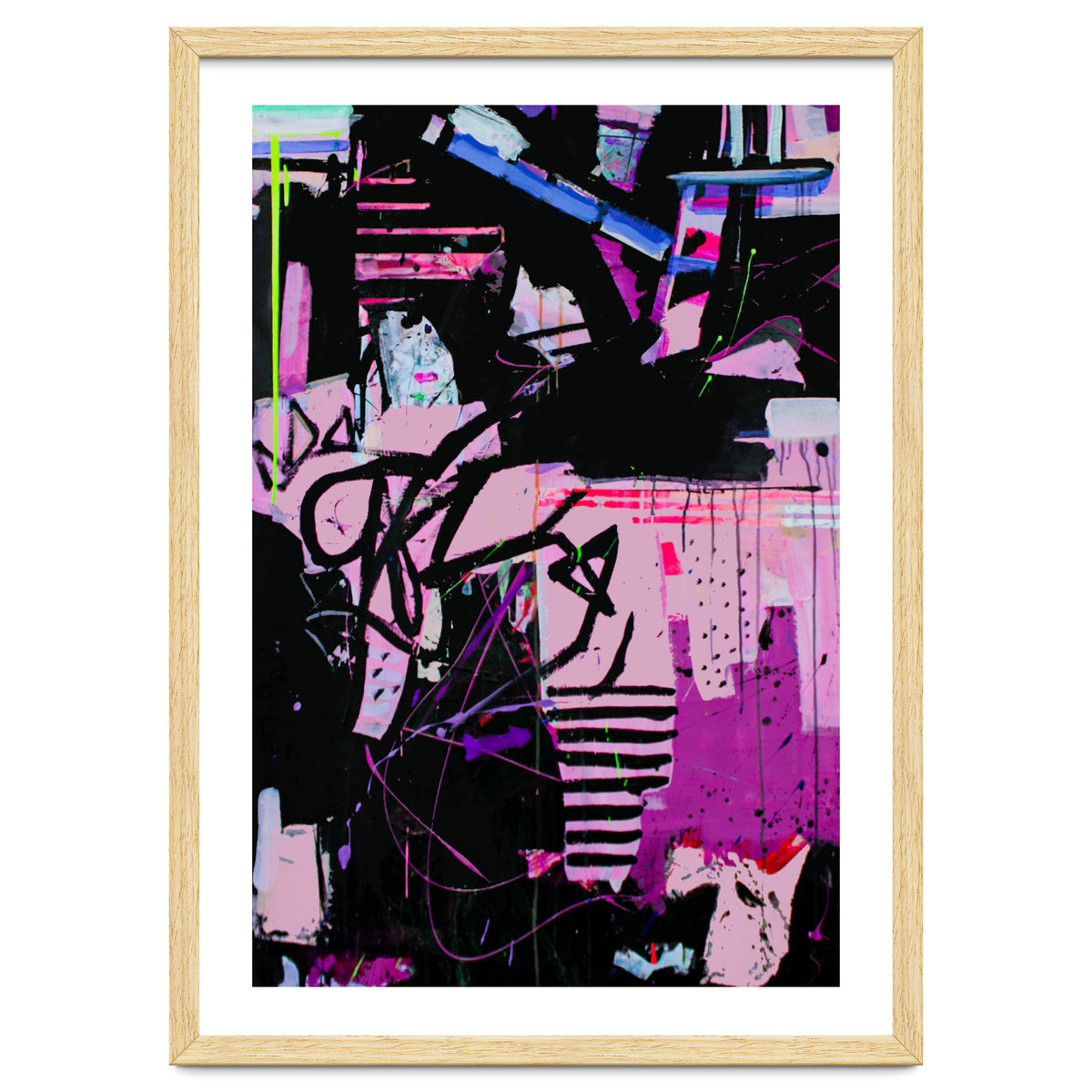 Wild Child Abstract Acrylic Colorful Arthaus Michelle Williams