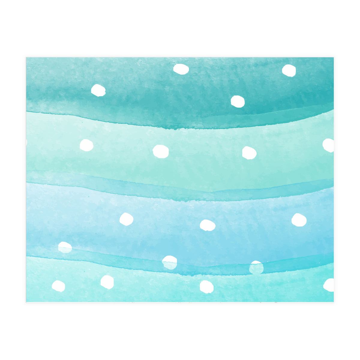 Watercolor Polka (Print Only)