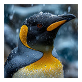 King Penguin Close Up In The Rain (Print Only) thumbnail