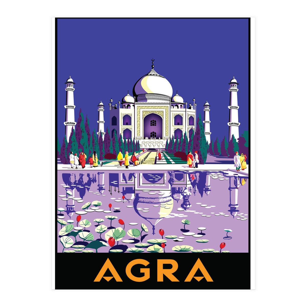 Agra, Taj Mahal, India (Print Only)