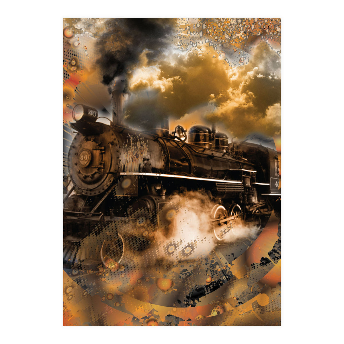 Steam Locomotive (Print Only)