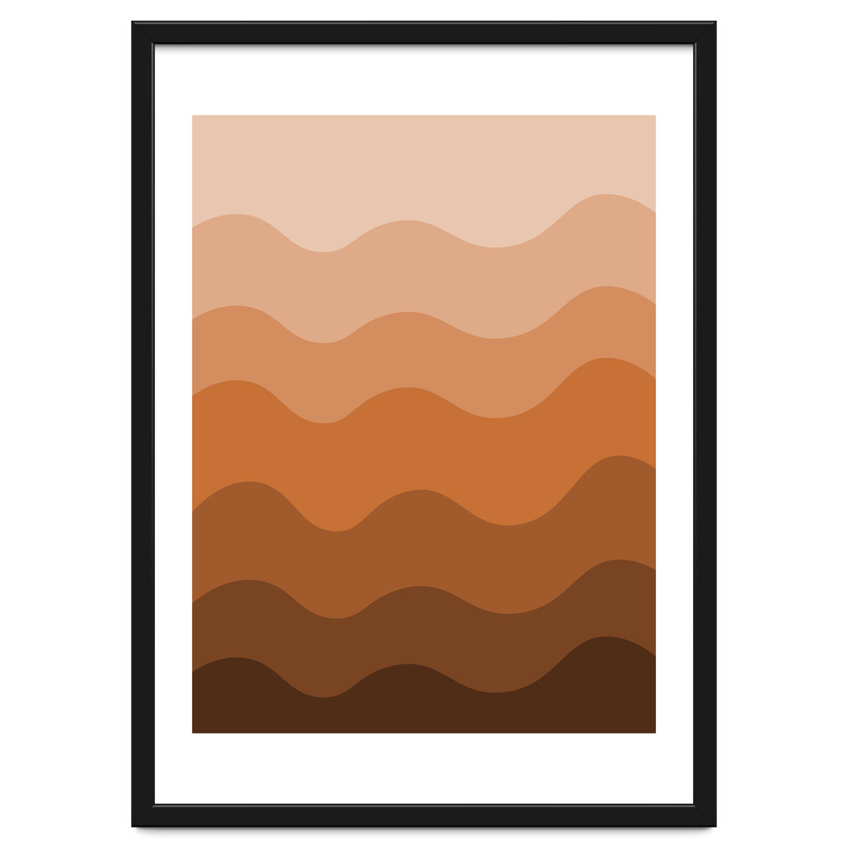 Brown gradient design