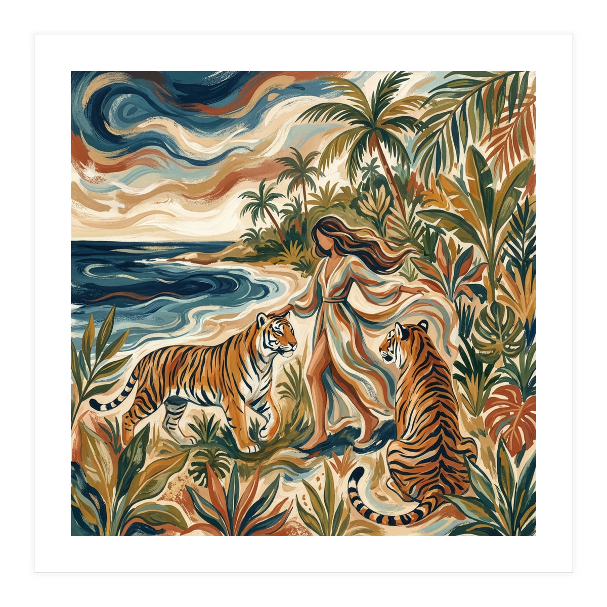 Roaming With Tigers (Print Only)