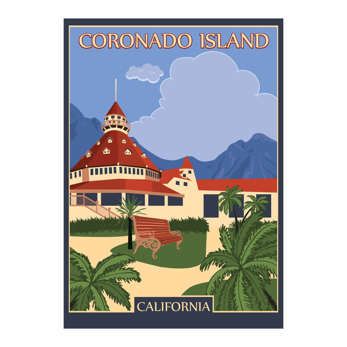 Coronado Island, California (Print Only)