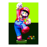 Super Mario Cartoon Character Pop Art (Print Only) thumbnail